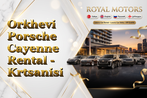 Orkhevi Porsche Cayenne Rental - Krtsanisi