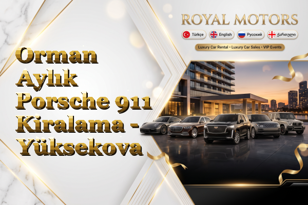 Orman Aylık Porsche 911 Kiralama - Yüksekova