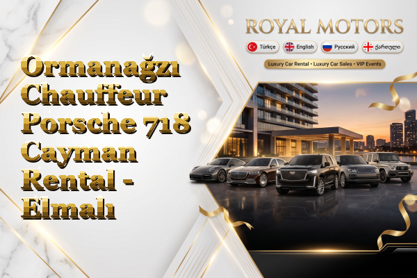 Ormanağzı Chauffeur Porsche 718 Cayman Rental - Elmalı