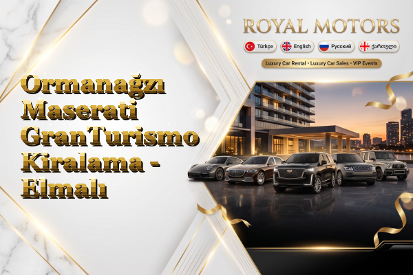 Ormanağzı Maserati GranTurismo Kiralama - Elmalı