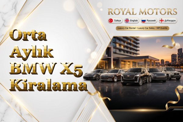 Orta Aylık BMW X5 Kiralama