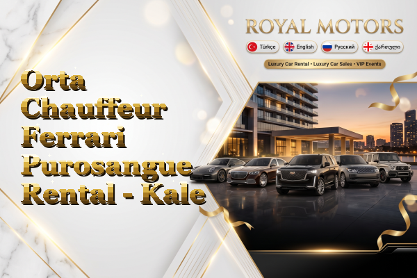 Orta Chauffeur Ferrari Purosangue Rental - Kale