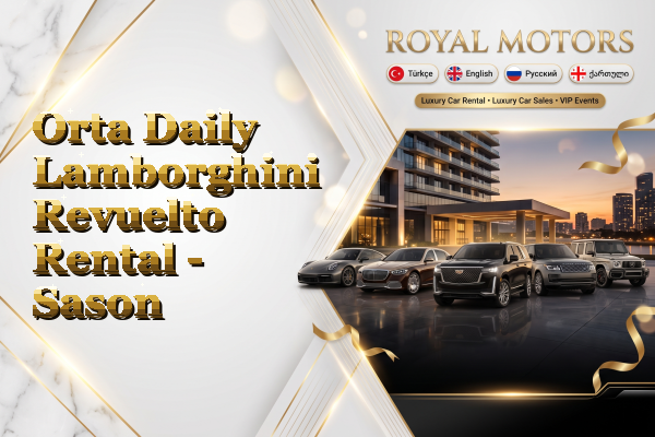Orta Daily Lamborghini Revuelto Rental - Sason