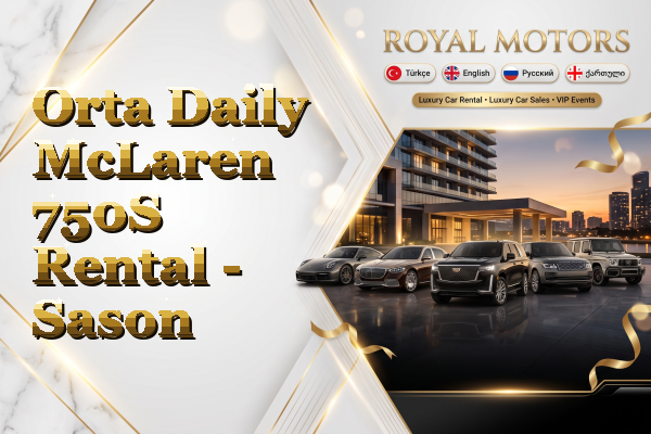 Orta Daily McLaren 750S Rental - Sason