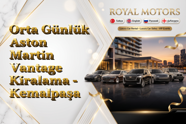 Orta Günlük Aston Martin Vantage Kiralama - Kemalpaşa