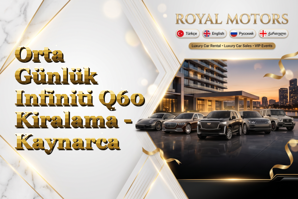 Orta Günlük Infiniti Q60 Kiralama - Kaynarca
