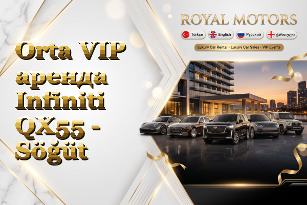 Orta VIP аренда Infiniti QX55 - Söğüt