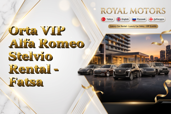 Orta VIP Alfa Romeo Stelvio Rental - Fatsa