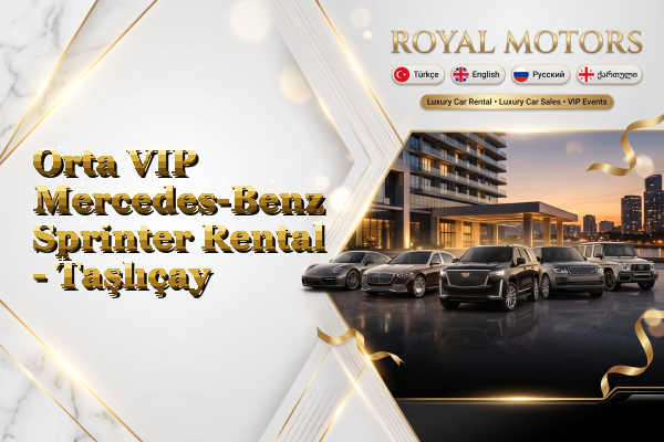 Orta VIP Mercedes-Benz Sprinter Rental - Taşlıçay