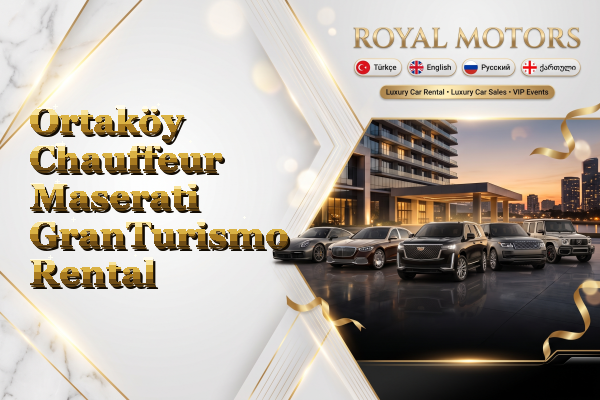 Ortaköy Chauffeur Maserati GranTurismo Rental