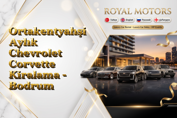Ortakentyahşi Aylık Chevrolet Corvette Kiralama - Bodrum