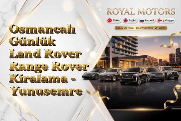 Osmancalı Günlük Land Rover Range Rover Kiralama - Yunusemre