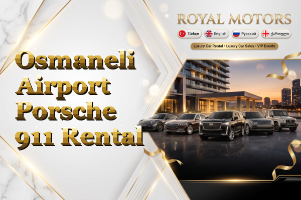 Osmaneli Airport Porsche 911 Rental
