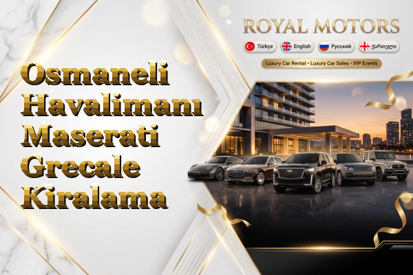 Osmaneli Havalimanı Maserati Grecale Kiralama