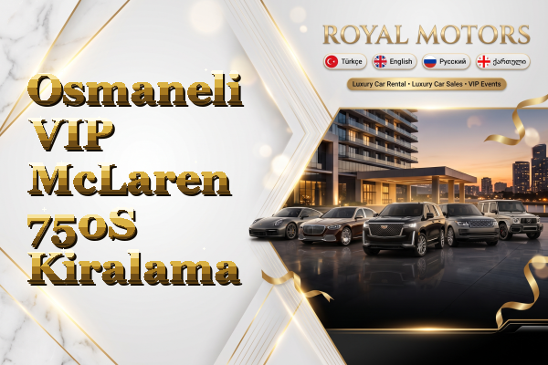 Osmaneli VIP McLaren 750S Kiralama