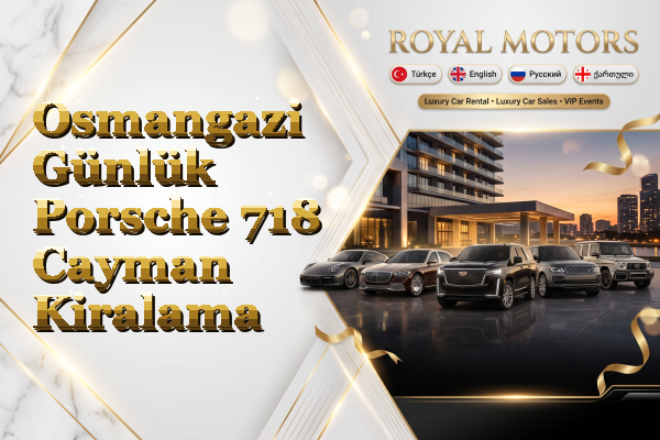 Osmangazi Günlük Porsche 718 Cayman Kiralama