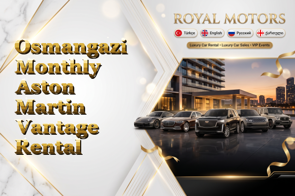 Osmangazi Monthly Aston Martin Vantage Rental