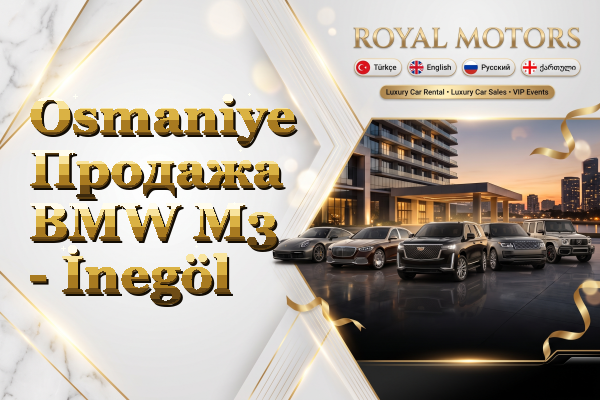 Osmaniye Продажа BMW M3 - İnegöl