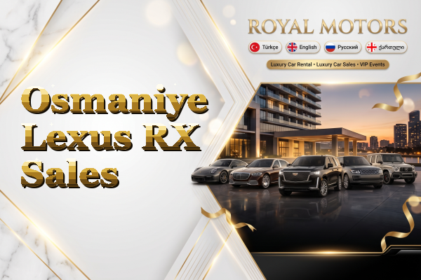 Osmaniye Lexus RX Sales
