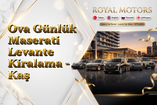 Ova Günlük Maserati Levante Kiralama - Kaş