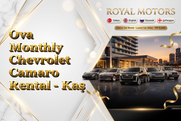 Ova Monthly Chevrolet Camaro Rental - Kaş