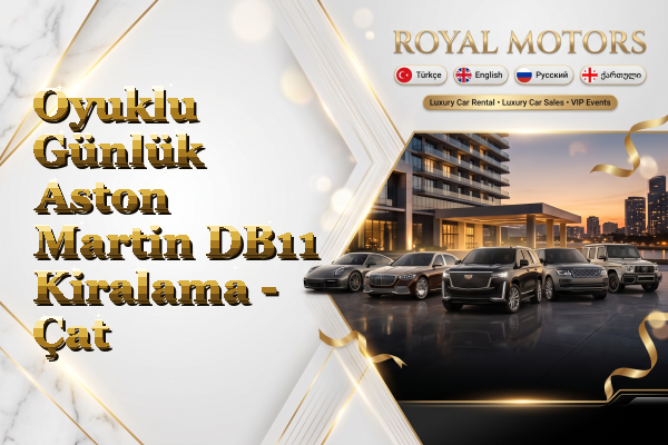 Oyuklu Günlük Aston Martin DB11 Kiralama - Çat