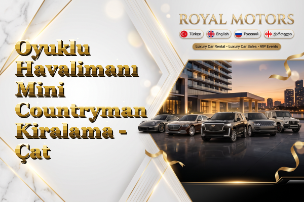 Oyuklu Havalimanı Mini Countryman Kiralama - Çat