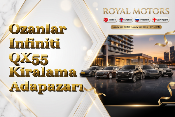 Ozanlar Infiniti QX55 Kiralama - Adapazarı
