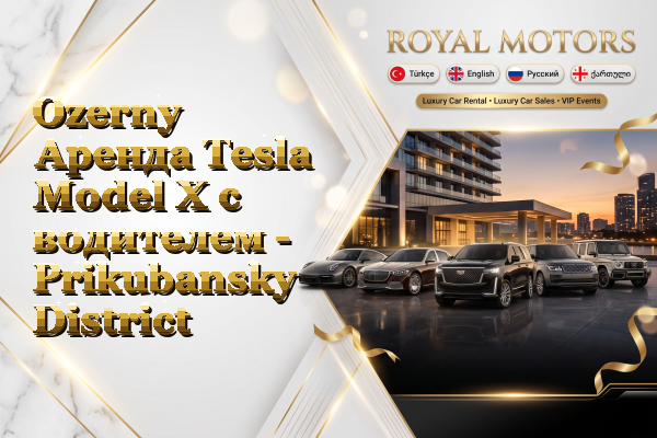 Ozerny Аренда Tesla Model X с водителем - Prikubansky District