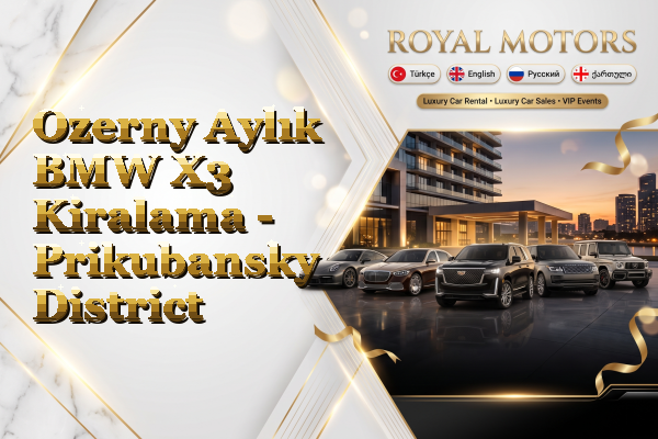 Ozerny Aylık BMW X3 Kiralama - Prikubansky District