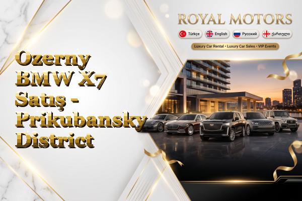 Ozerny BMW X7 Satış - Prikubansky District