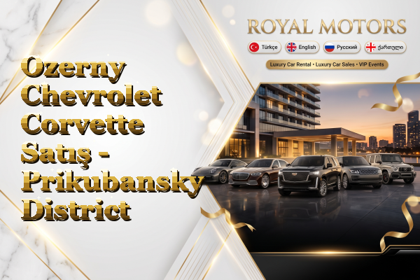 Ozerny Chevrolet Corvette Satış - Prikubansky District