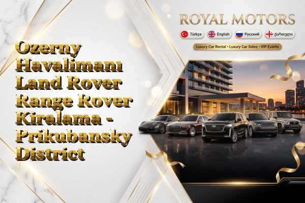 Ozerny Havalimanı Land Rover Range Rover Kiralama - Prikubansky District