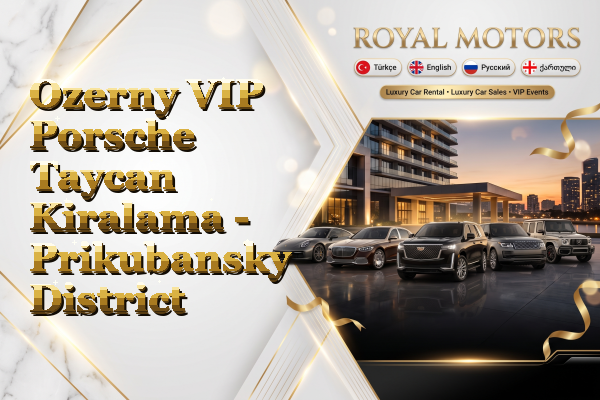 Ozerny VIP Porsche Taycan Kiralama - Prikubansky District