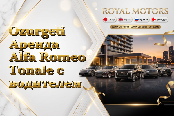 Ozurgeti Аренда Alfa Romeo Tonale с водителем