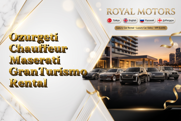 Ozurgeti Chauffeur Maserati GranTurismo Rental