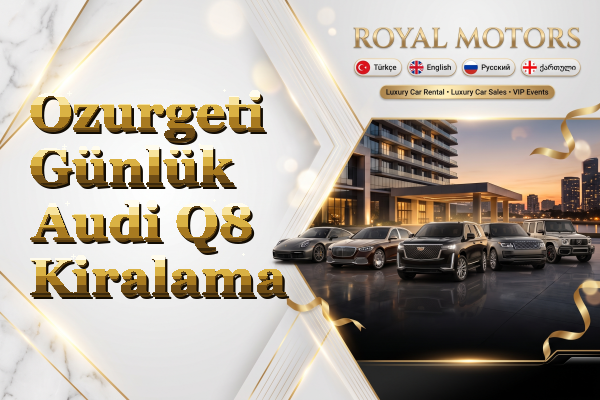Ozurgeti Günlük Audi Q8 Kiralama