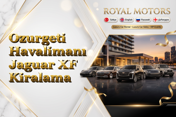 Ozurgeti Havalimanı Jaguar XF Kiralama