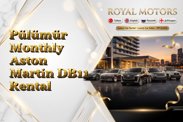 Pülümür Monthly Aston Martin DB11 Rental