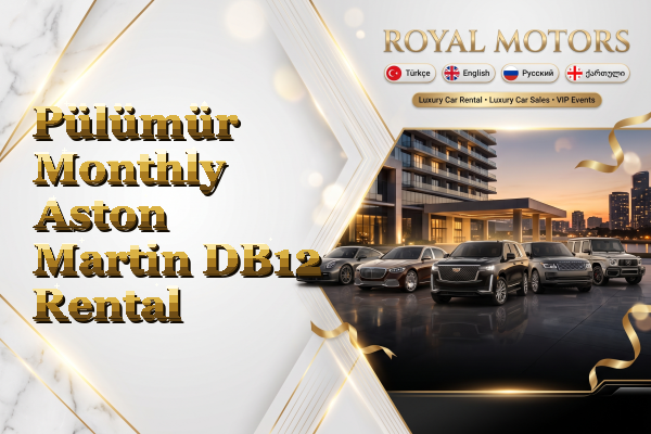 Pülümür Monthly Aston Martin DB12 Rental