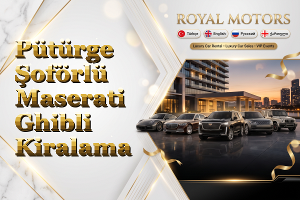 Pütürge Şoförlü Maserati Ghibli Kiralama