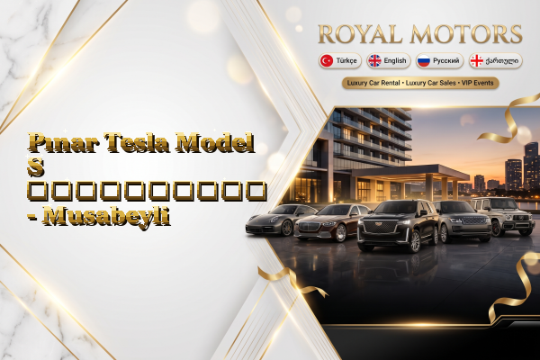 Pınar Tesla Model S გაქირავება - Musabeyli