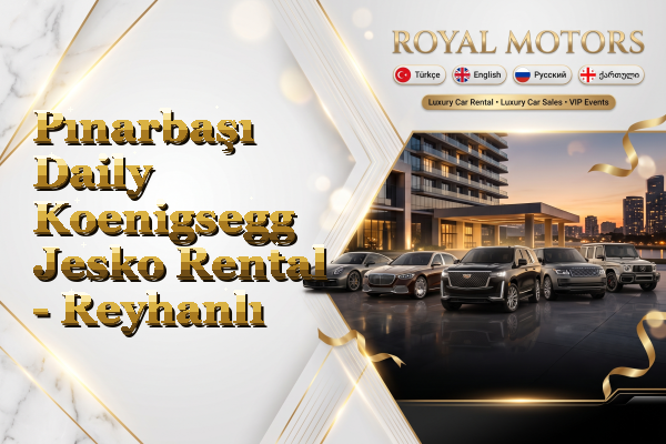 Pınarbaşı Daily Koenigsegg Jesko Rental - Reyhanlı