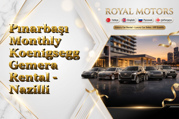 Pınarbaşı Monthly Koenigsegg Gemera Rental - Nazilli