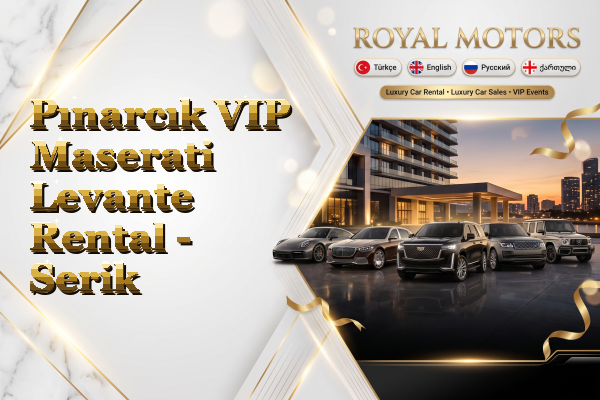 Pınarcık VIP Maserati Levante Rental - Serik
