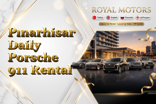 Pınarhisar Daily Porsche 911 Rental