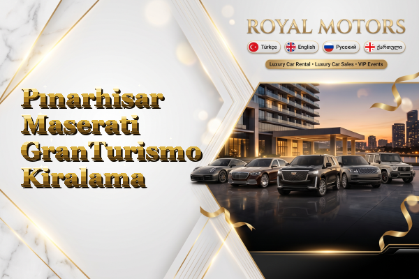 Pınarhisar Maserati GranTurismo Kiralama