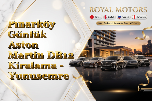 Pınarköy Günlük Aston Martin DB12 Kiralama - Yunusemre