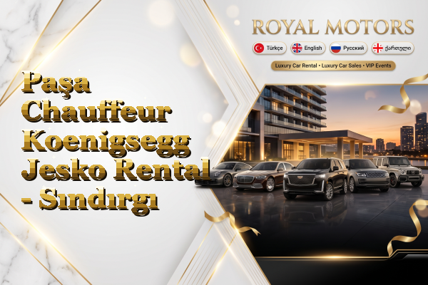 Paşa Chauffeur Koenigsegg Jesko Rental - Sındırgı