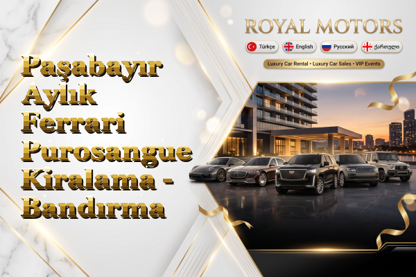 Paşabayır Aylık Ferrari Purosangue Kiralama - Bandırma